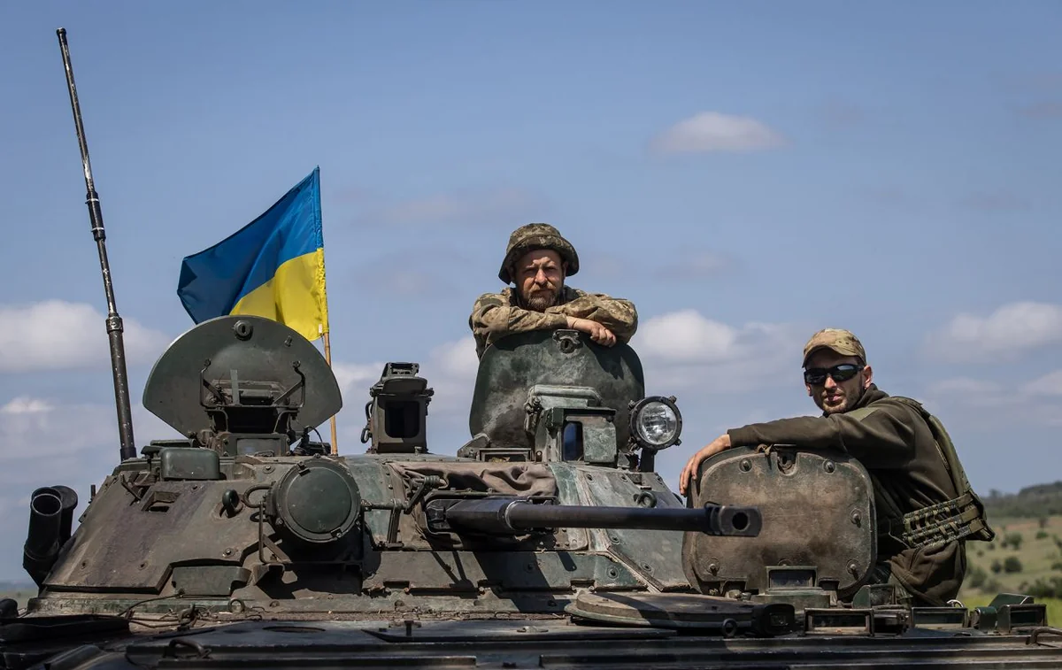 ВСУ подняли флаг Украины на Курдюмовской дамбе под Бахмутом