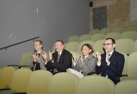 President Ilham Aliyev attends opening of Marionette Theatre