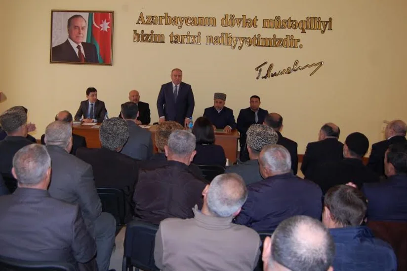 DQİDK sədrinin birinci müavini Şamaxı və Qobustan dindarları ilə görüşüb