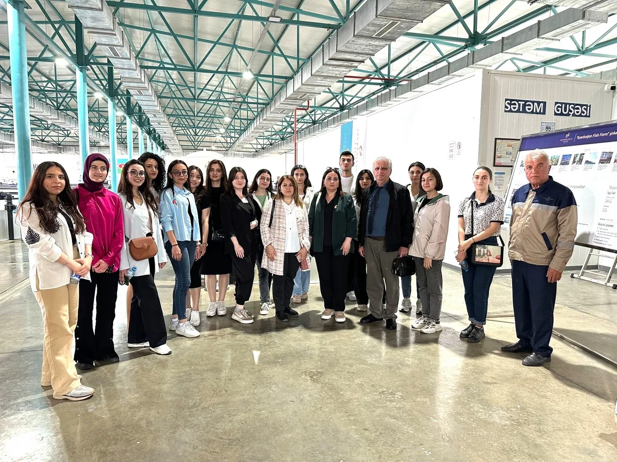 BDU tələbələri üçün müasir akvakultura təsərrüfatına səfər təşkil edilib