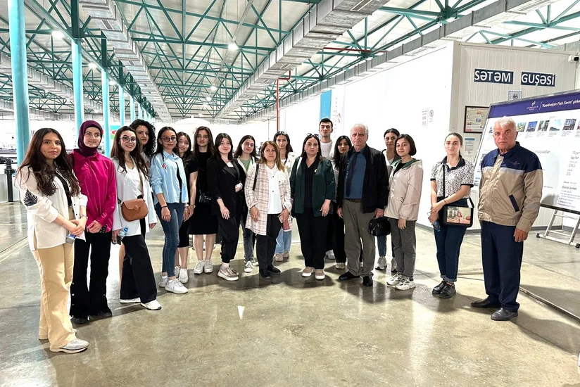 BDU tələbələri üçün müasir akvakultura təsərrüfatına səfər təşkil edilib