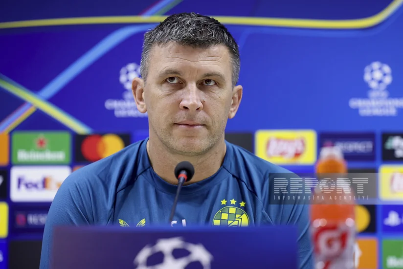 Dinamonun baş məşqçisi: Daha çox müdafiədə diqqətli çıxış etməyə çalışacağıq