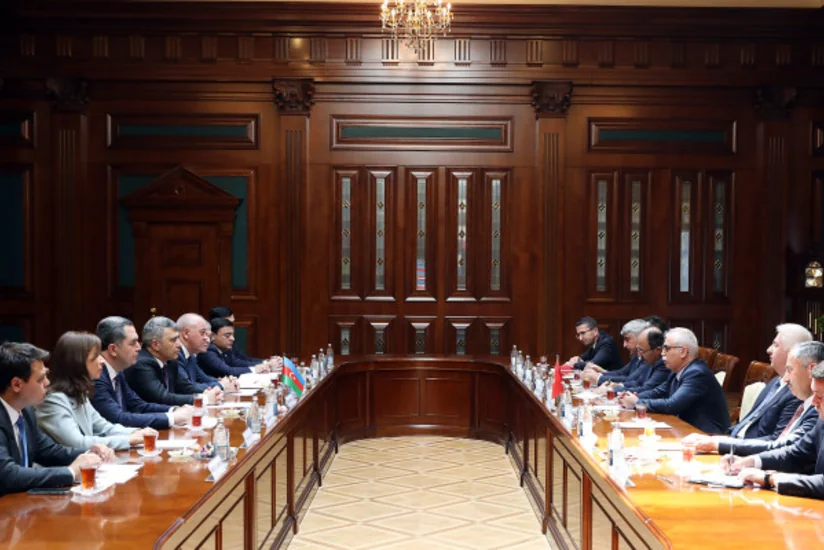 Ali Məhkəmədə Türkiyənin Konstitusiya Məhkəməsinin sədri ilə görüş keçirilib