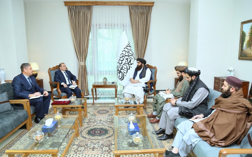 Ambassador of Azerbaijan meets with Minister of Foreign Affairs of Afghanistan in Kabul
