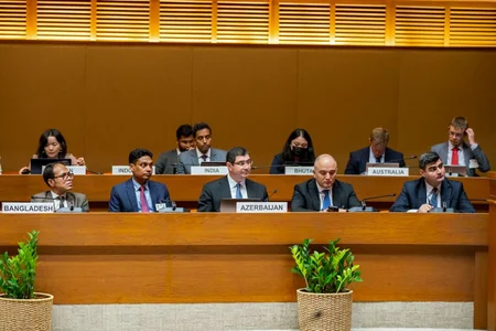 Azərbaycan Kağızsız Ticarət Şurasının 4-cü sessiyasında iştirak edib