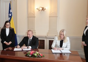 Azerbaijan, Bosnia and Herzegovina sign Declaration on strategic partnership