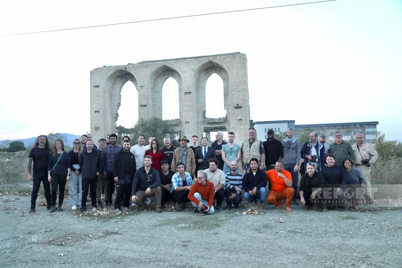 Международные путешественники прибыли в Агдам