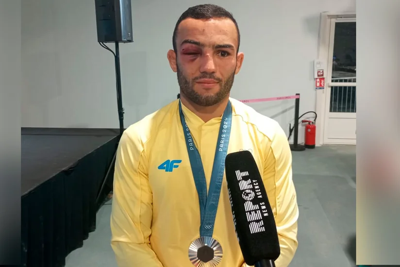 Paris-2024-də gümüş medal qazanan güləşçi: Mən Ukraynanı təmsil edən Azərbaycan övladıyam