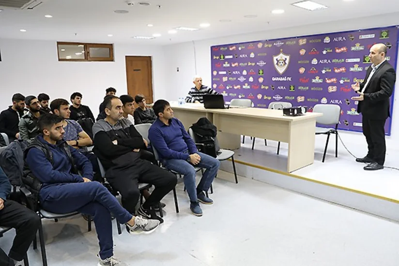 Qarabağ klubunun üzvlərinə danışılmış oyunlarla bağlı seminar keçirilib