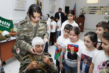 Dövlət Xidməti şəhid övladları üçün bayram təşkil edib