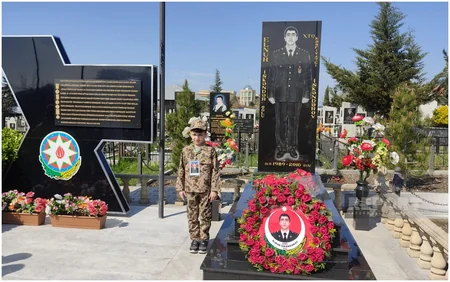 Şəkidə Aprel döyüşləri şəhidinin xatirəsi anılıb