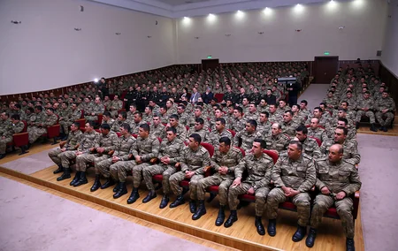 Azərbaycan Silahlı Qüvvələrinin Təlim və Tədris Mərkəzində anım tədbiri keçirilib