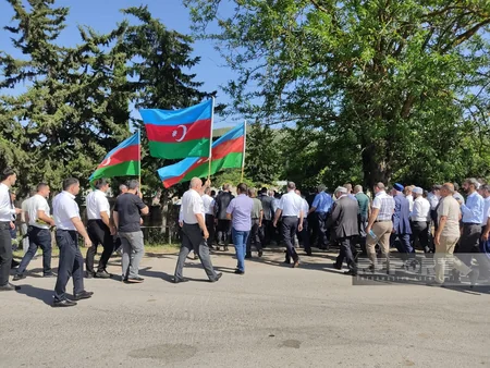 Şəkidə Birinci Qarabağ müharibəsinin şəhidi Səbuhi Süleymanov dəfn edilib - YENİLƏNİB