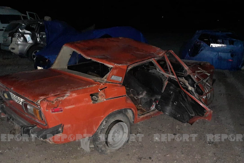 Kürdəmirdə ağır yol qəzası olub, ölən və yaralanan var