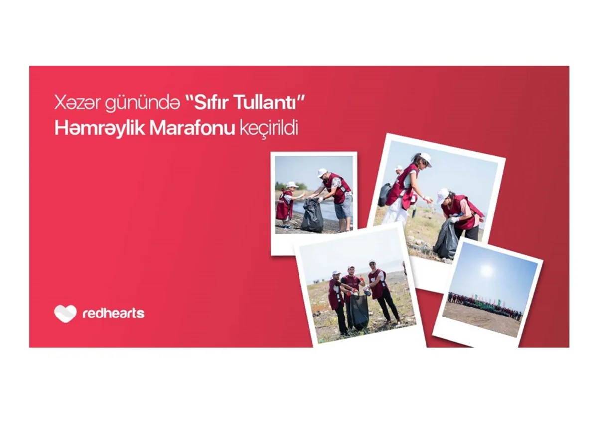 “Sıfır Tullantı” Həmrəylik Marafonu davam edir: Xəzər Günündə 768 kq tullantı toplanıldı