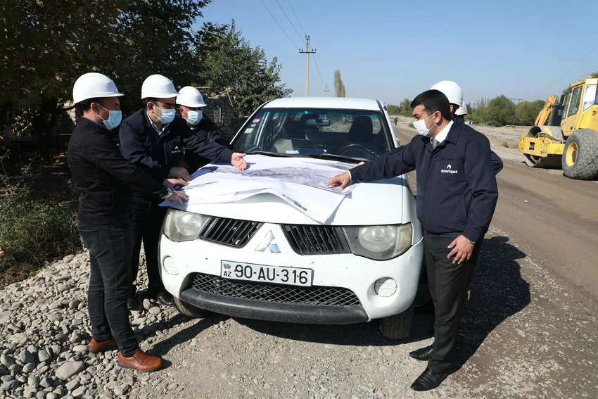 Azərbaycanın işğaldan azad olunmuş ərazilərinə qaz çəkilməsinə başlanılır