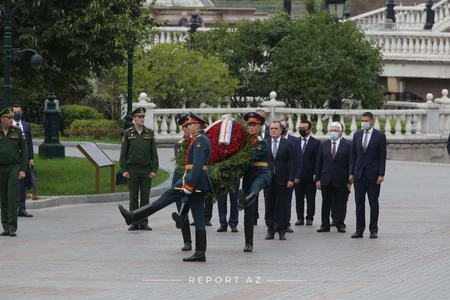 Ceyhun Bayramovun Rusiyaya rəsmi səfəri başlayıb
