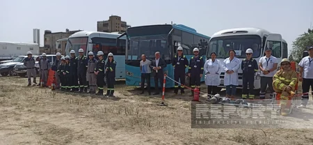 FHN-in Sumqayıt Regional Mərkəzinin qüvvələri ilə taktiki-xüsusi təlim keçirilib