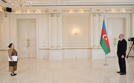 Azərbaycan Prezidenti Laosun yeni səfirinin etimadnaməsini qəbul edib - YENİLƏNİB