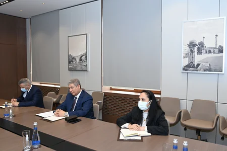Ceyhun Bayramov  Misirin Azərbaycanda yeni səfiri ilə görüşüb