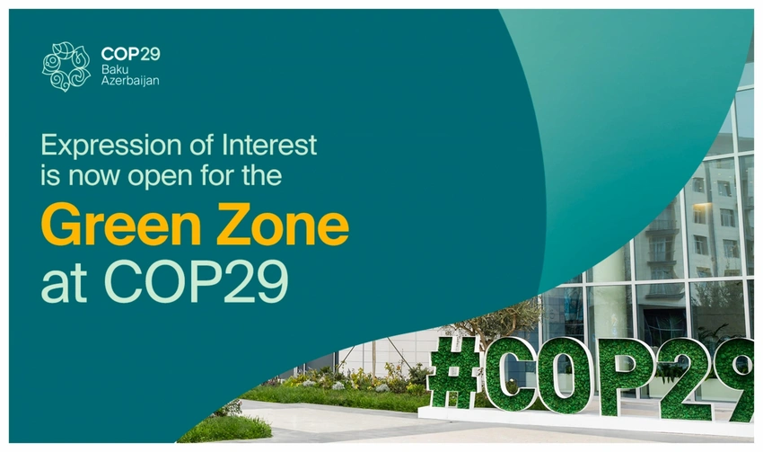 COP29-un Yaşıl Zona üzrə tərəfdaşlıq və sərgiləmə müraciətlərinin qəbuluna başlanılır