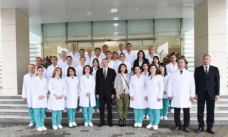 President Ilham Aliyev inaugurates Guba District Central Hospital
