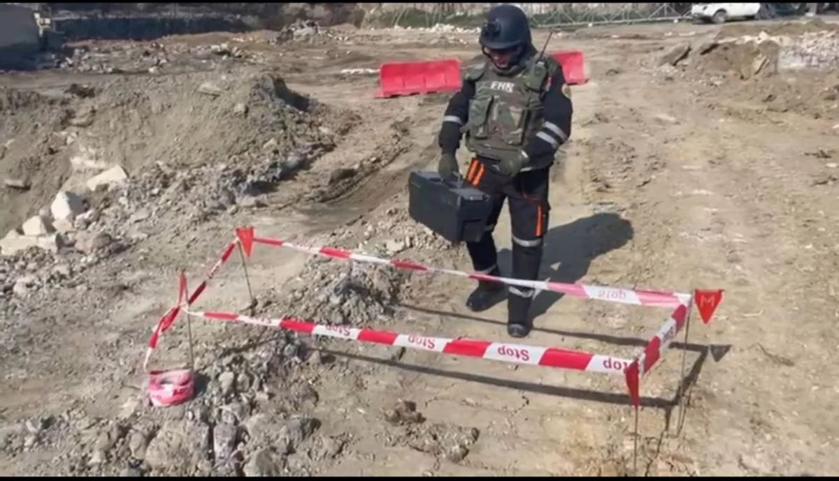 Bakıda partladıcı və iki əl qumbarası aşkarlanıb