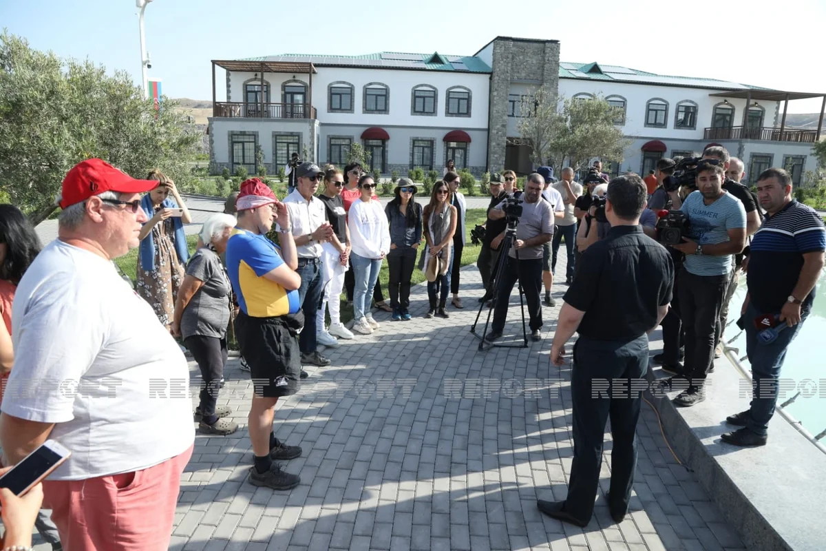 Foreign travelers visit Zangilan