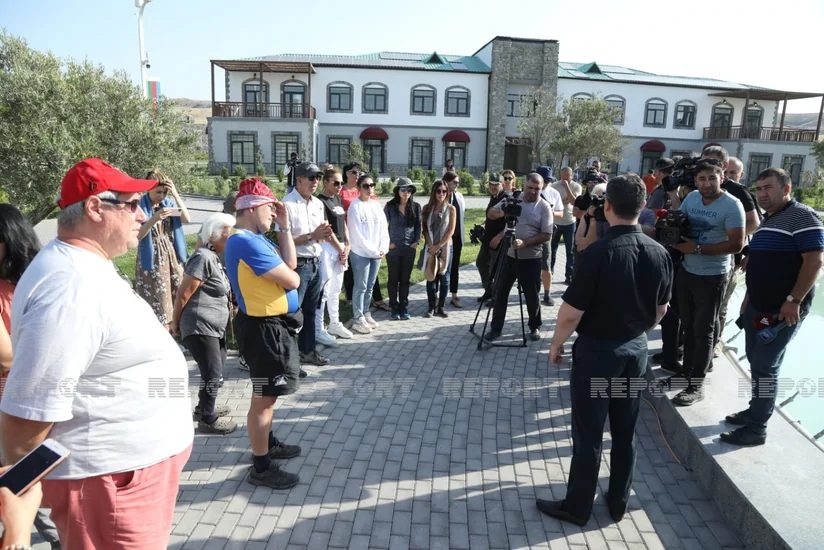 Foreign travelers visit Zangilan