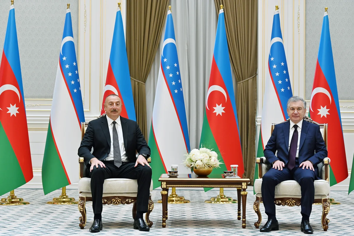 Azərbaycanla Özbəkistan arasında strateji tərəfdaşlığın dərinləşdirilməsi haqqında Bəyannamə imzalanıb