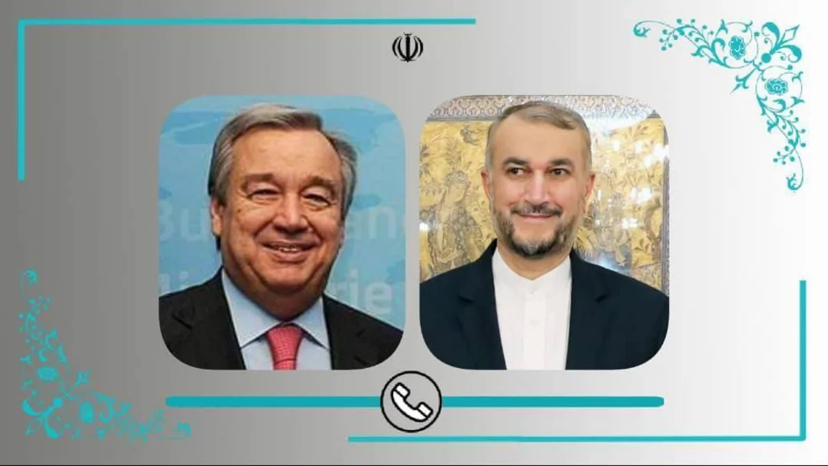 BMT Baş katibi və İran XİN başçısı Ukraynadakı müharibəni müzakirə ediblər