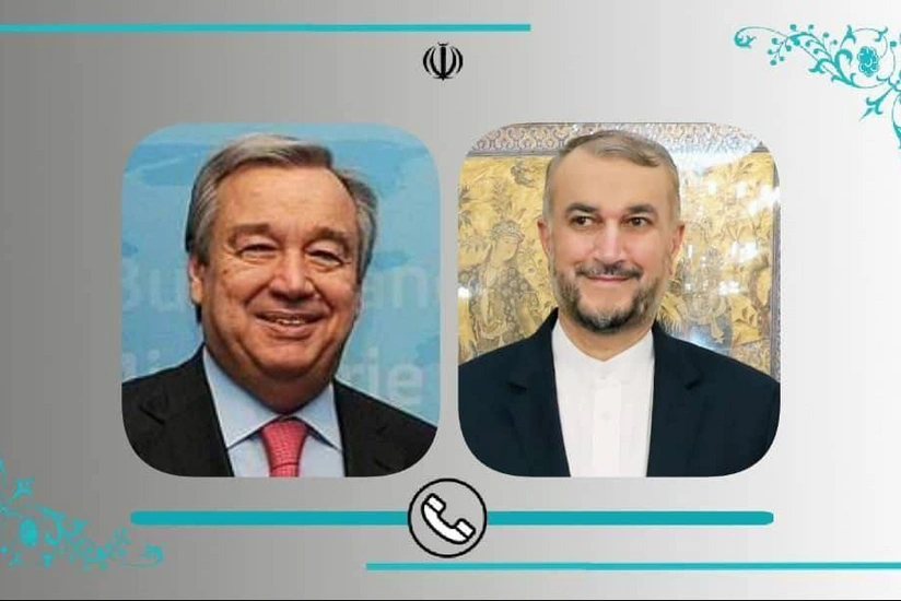 BMT Baş katibi və İran XİN başçısı Ukraynadakı müharibəni müzakirə ediblər