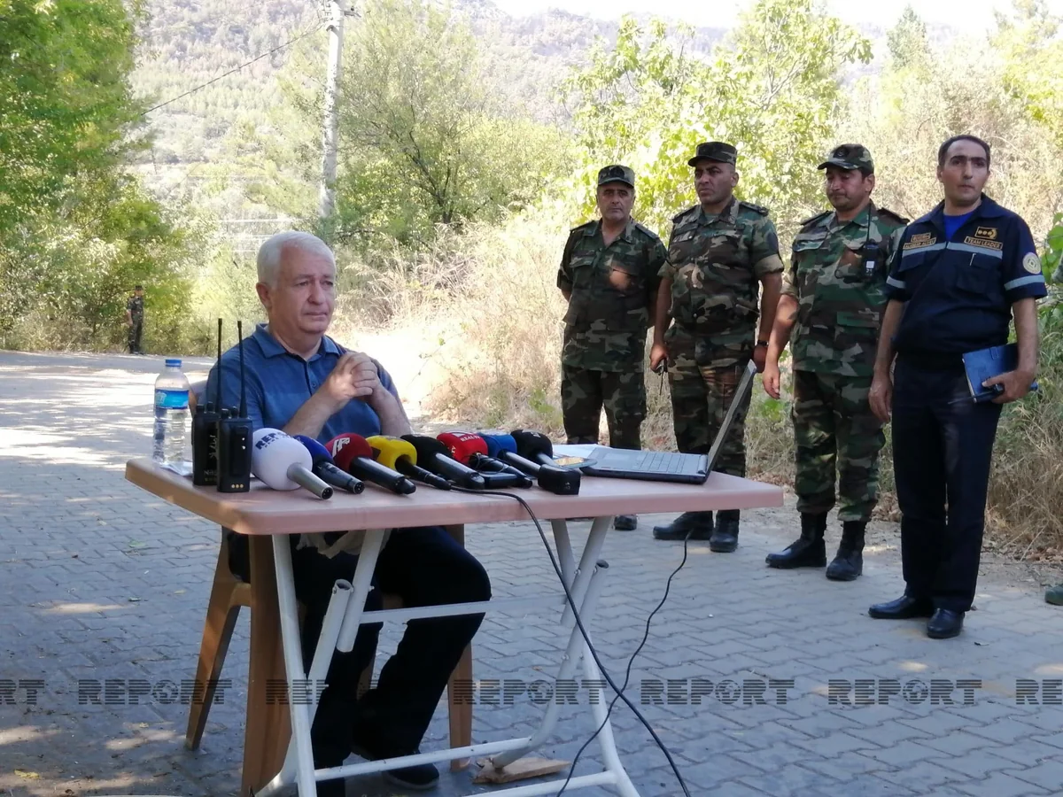 Deputy minister: Azerbaijani firefighters battled with fire at strategically important thermal power plants