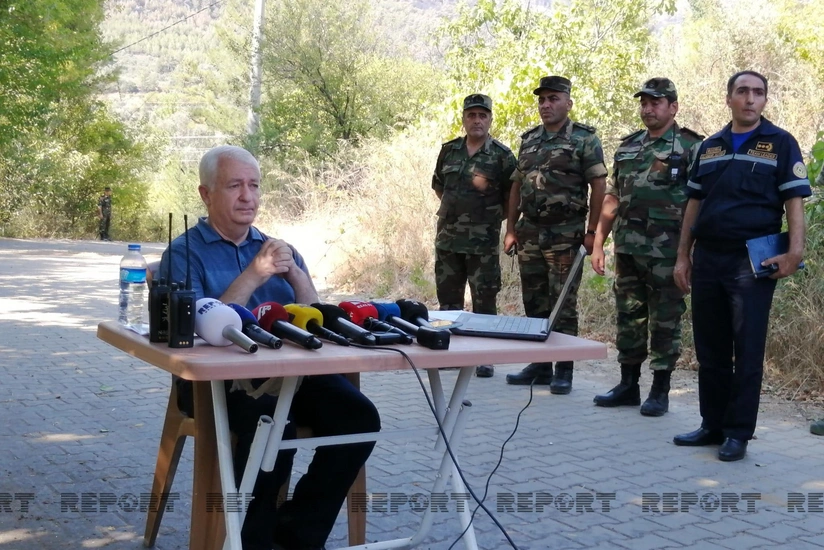 Deputy minister: Azerbaijani firefighters battled with fire at strategically important thermal power plants