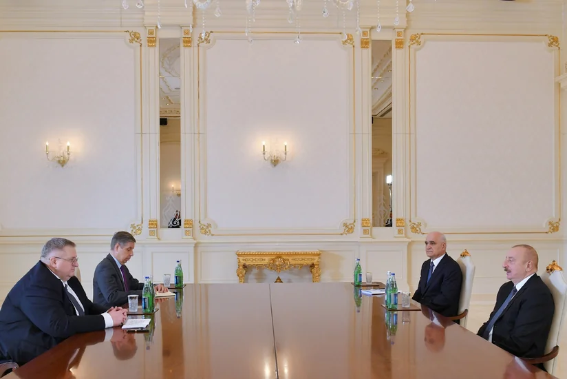 Президент Ильхам Алиев принял заместителя председателя правительства РФ