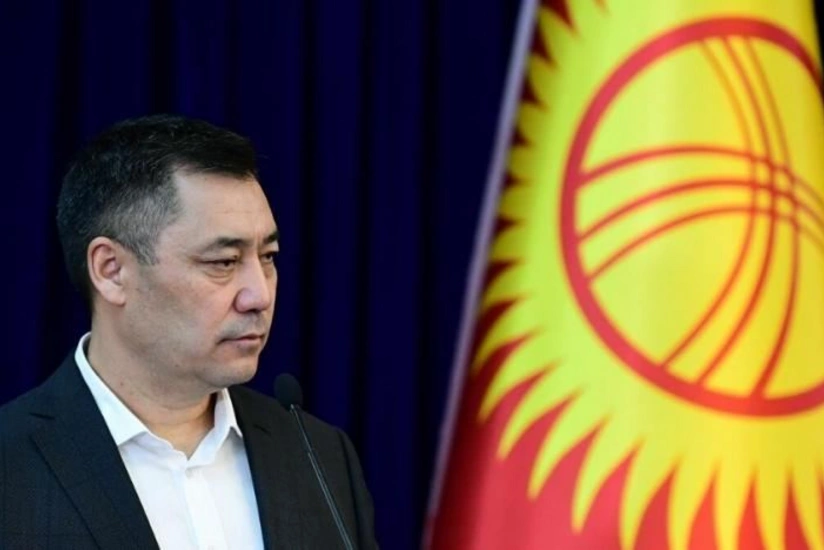 Kyrgyz president leaves for Russia