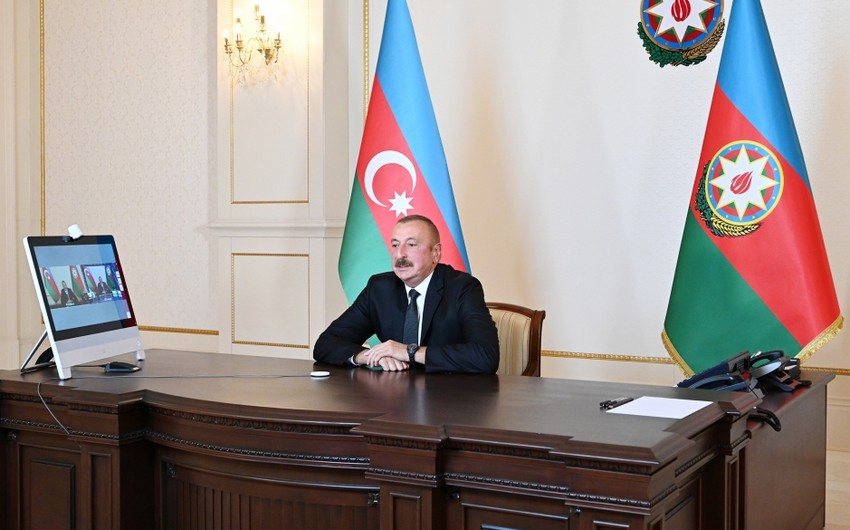  Ilham Aliyev responds to questions on Rossiya-1 TV channel's 60 minutes program