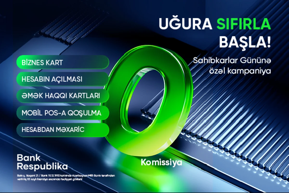 Bank Respublika ilə Uğura Sıfırla Başla!