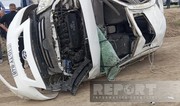 Xaçmazda yol qəzasında 4 nəfər xəsarət alıb - ADLAR