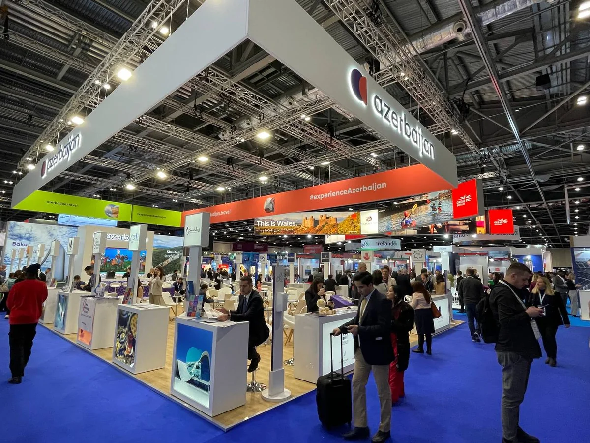 Azərbaycanın turizm imkanları Londonda keçirilən beynəlxalq sərgidə təbliğ edilir