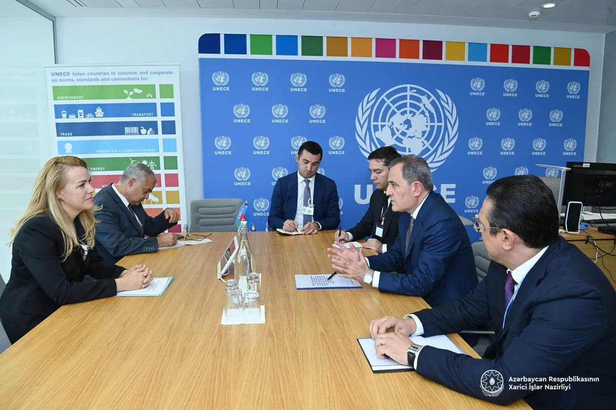 Azerbaijani FM mulls co-op with UNECE executive secretary