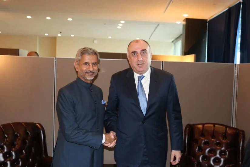Elmar Məmmədyarov hindistanlı həmkarı ilə görüşüb