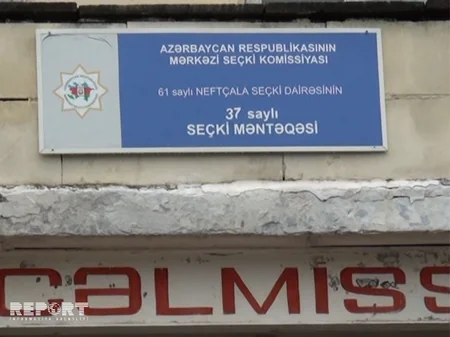 Neftçalada 359 nəfər ilk dəfə səsvermədə iştirak edib - FOTO