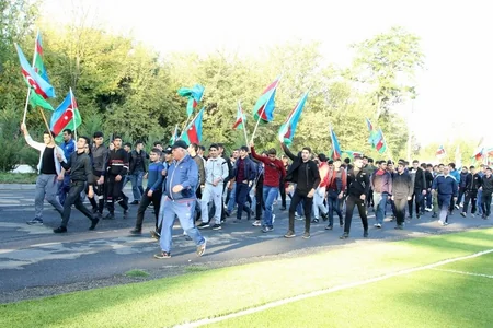 Ağcabədidə Prezidentin “Qarabağ Azərbaycandır və nida işarəsi” mesajına dəstək məqsədilə yürüş-mitinq keçirilib