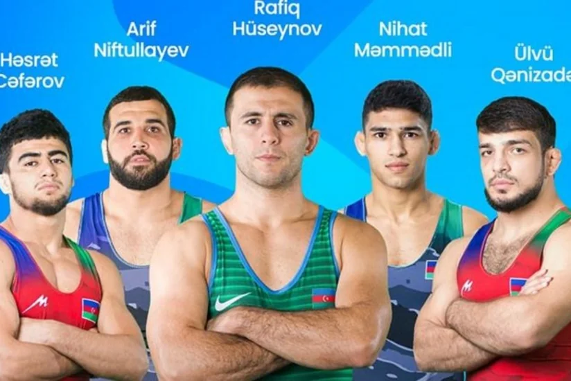 ЧЕ: Двое азербайджанских борцов греко-римского стиля завоевали золотые медали