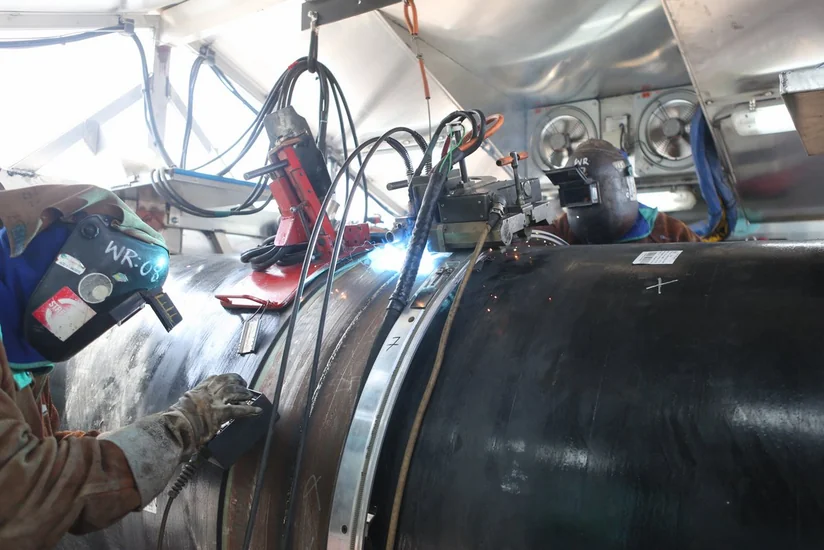 TAP-ın Yunanıstan və Albaniya hissəsində boruların 50%-i qaynaqlanıb