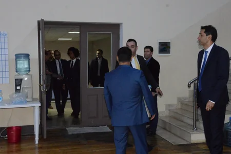 Pierre-Alain Raphan visits Azerbaijan Taekwondo Federation