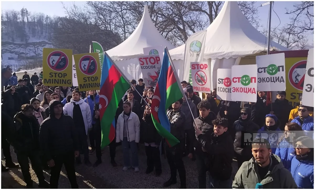 Protest on Khankandi-Lachin road continues, protestors singing patriotic songs - VIDEO