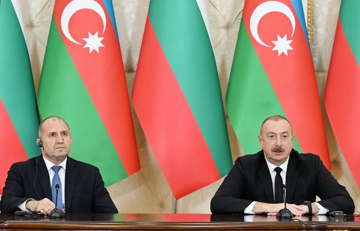 Presidents of Azerbaijan and Bulgaria make press statements