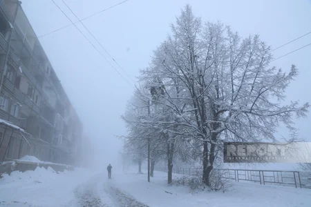 Şuşada mövsümün növbəti qar yağışı - FOTOREPORTAJ 